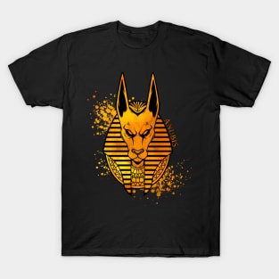 Egypt - gloomy drawing of the god Anubis T-Shirt